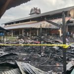 Pusat Pasar Sidikalang Terbakar