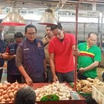 Pengawasan Bawang Putih, KPPU Kanwil I Sidak dia pasar Tradisional ( ist)