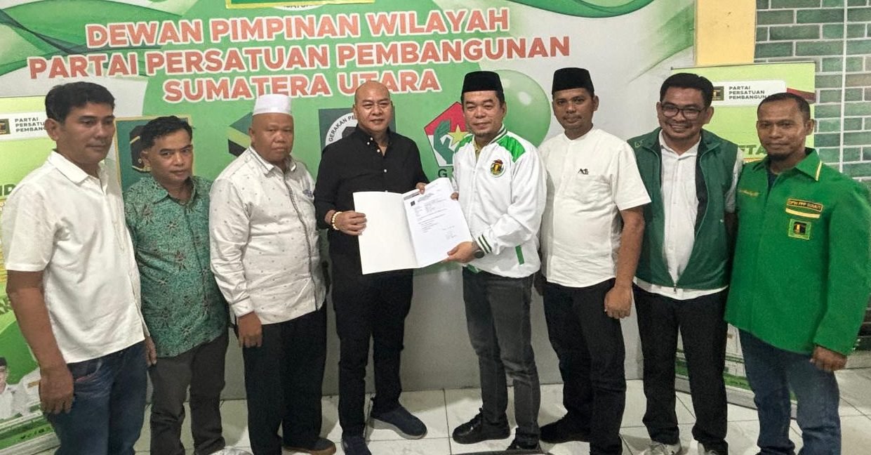 Dr Nikson Nababan MSi mendaftar sebagai bakal calon (balon) Gubernur Sumatera Utara ke DPW Partai Persatuan Pembangunan (PPP)