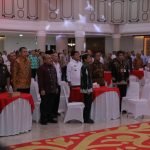 Wakil Bupati Asahan Taufik Zainal Abidin Siregar, saat mengikuti Rakor 