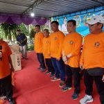 Ketua Umum PWI Pusat Hendri CH.Bangun saat Melantik Pengurus Satkom PWI Sumut