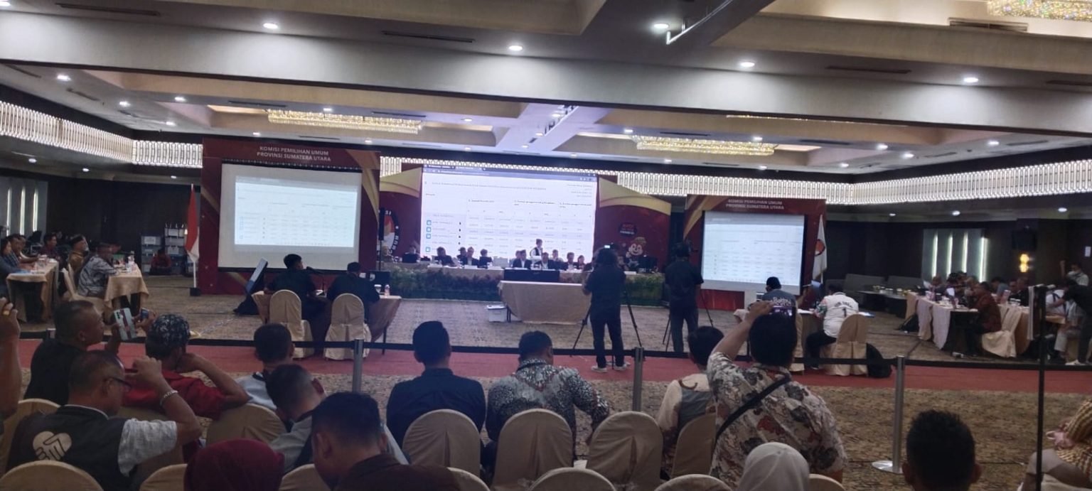 Rapat Pleno Terbuka Rekapitulasi Perolehan Suara Pilgubsu