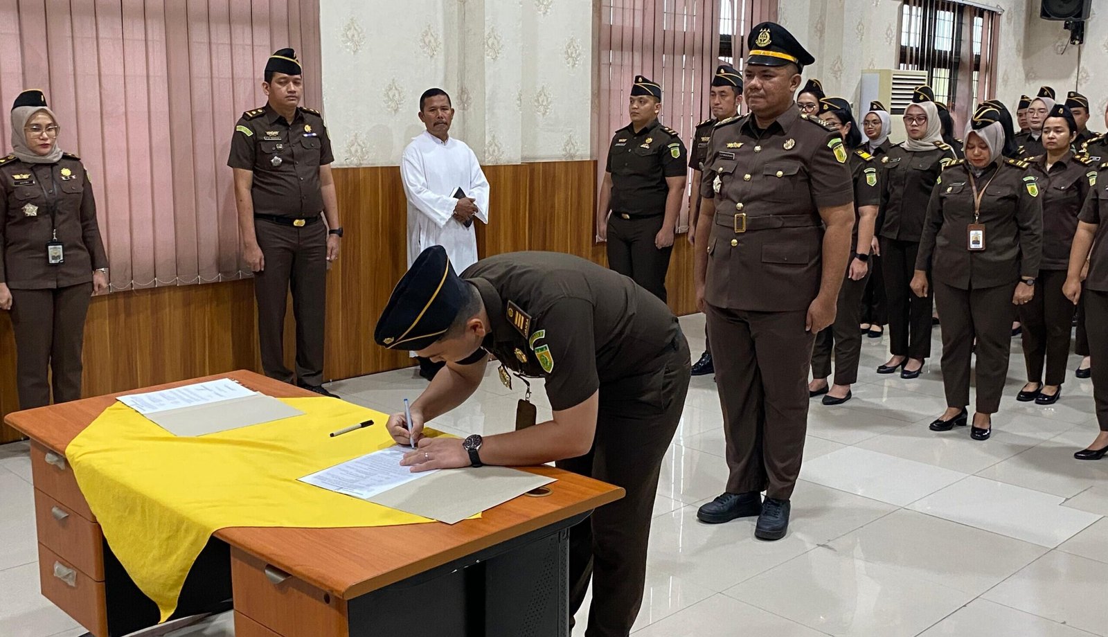 Kasi Pidsus Kejari Belawan diserah terimahkan kepada Andri Rico Manurung.