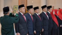 Wakil Gubernur Sumatera Utara (Sumut) Surya melantik sebanyak 12 orang Pejabat Pimpinan Tinggi Pratama pada lingkungan Pemerintah Provinsi Sumut di Aula Raja Inal Siregar, Kantor Gubernur Sumut Jalan Diponegoro Kota Medan, Senin (24/2/2025}