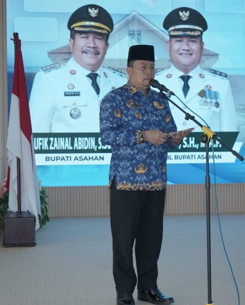 Asisten Administrasi Umum, Muhili Lubis sampaikan kata sambutan diacara Tes Asesmen.
