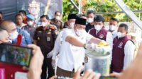 Kapolres Batu Bara bersama Wakil Bupati dan sejumlah pejabat terkait menyampaikan hasil barang bukti Narkoba yang akan di musnahkan.