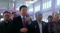 Ephorus HKBP Victor Tinambunan serukan Tutup TPL! *Foto/IMC/ leo#