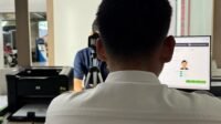 Kantor Imigrasi Kelas II TPI Pematangsiantar saat lakukan pelayanan pembuatan paspor.