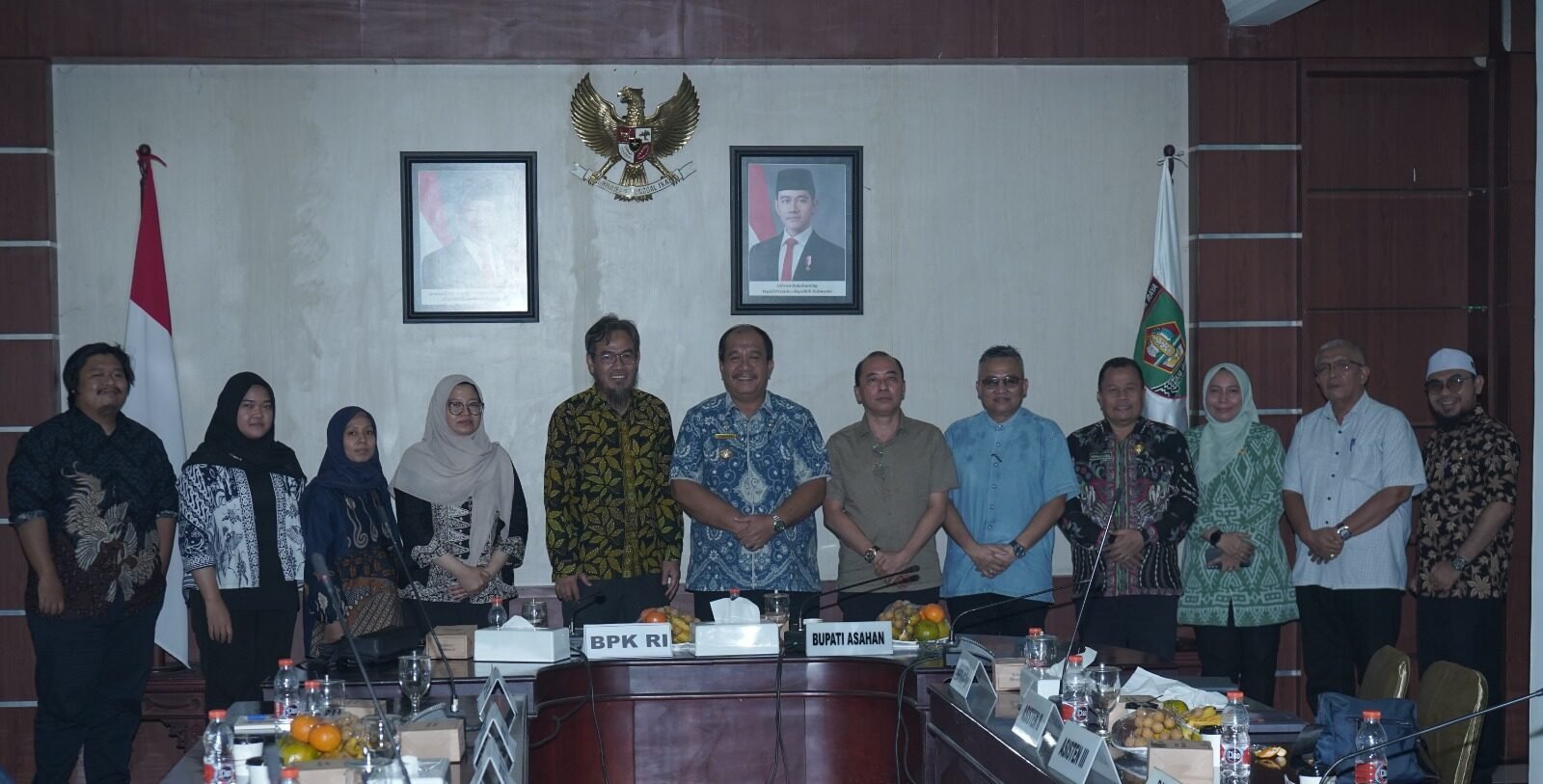 Taufik Zainal Abidin Siregar, bersama rombongan BPK RI Perwakilan Provinsi Sumatera Utara