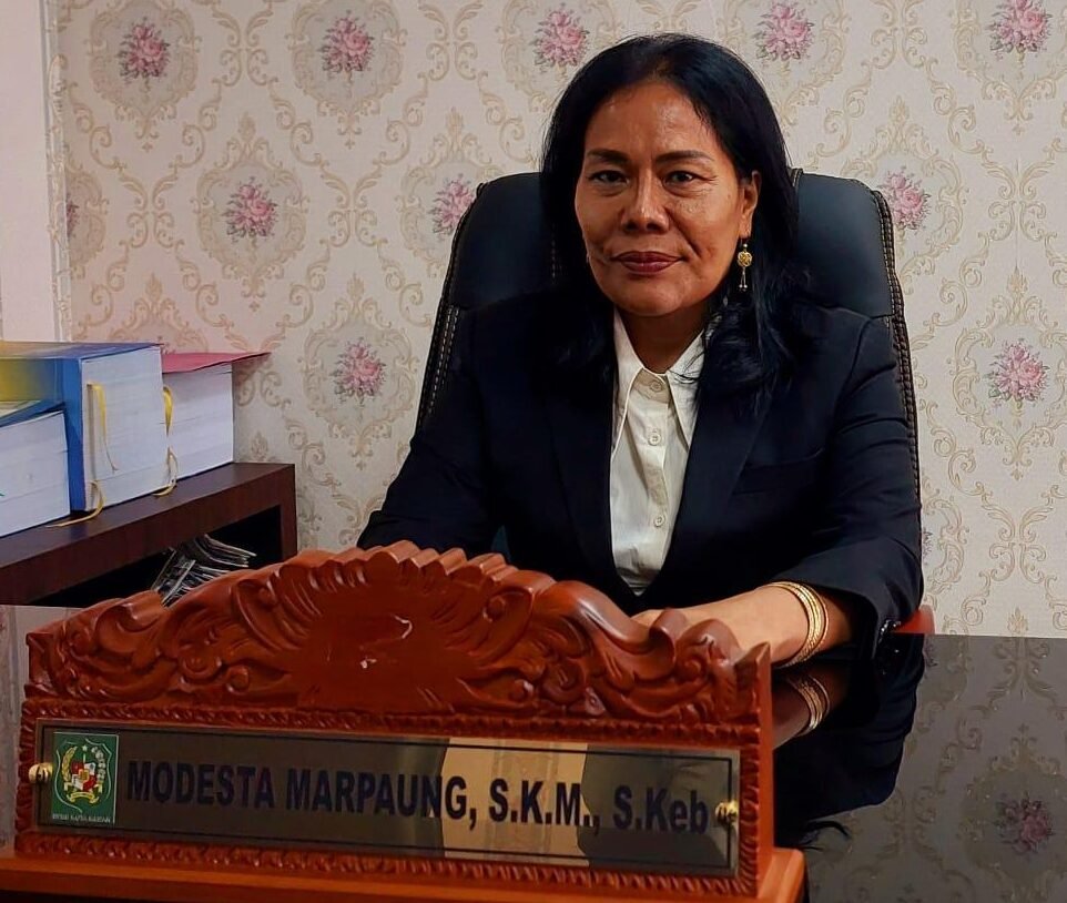 Anggota DPRD Medan yang bergabung di Badan Anggaran (Banggar) Modesta Marpaung SKM
