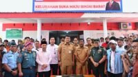 Gubernur Sumut Bobby Nasution bersama Walikota Binjai Amir Hamzah meresmikan Koperasi Merah Putih Kelurahan Suka Maju, Kecamatan Binjai Barat, Kota Binjai, Senin (21/7/2025). (Foto : Dinas Komunikasi dan Informatika Provinsi / Imam Syahputra).