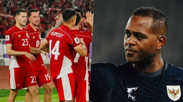 Patrick Kluivert, pelatih Timnas Indonesia dan Timnas Indonesia.