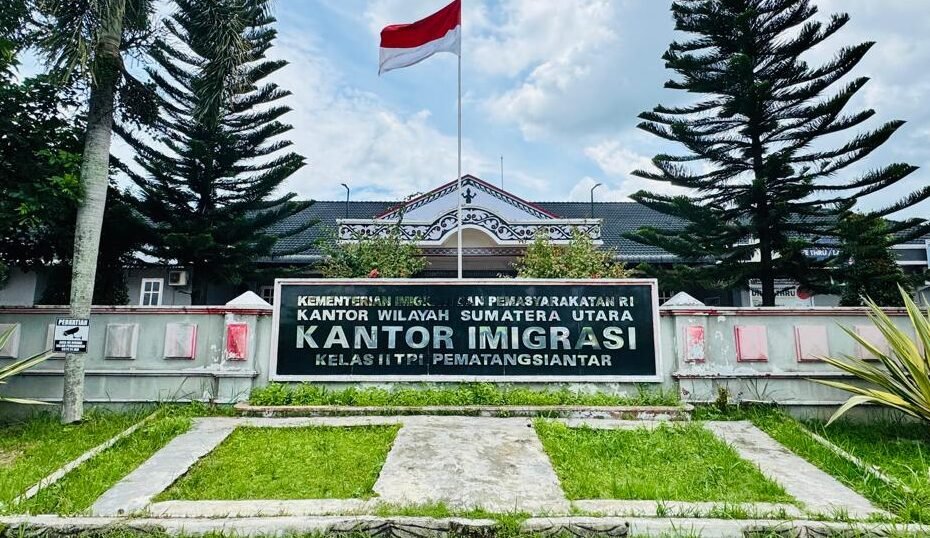 Kantor Imigrasi Kelas II TPI Pematangsiantar.