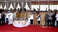 Gubernur Sumatera Utara, Bobby Nasution Foto bersama para Pemimpin Redaksi Media Sumut.
