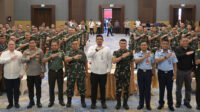 Gubernur Sumatera Utara (Sumut) Muhammad Bobby Afif Nasution menghadiri acara pembukaan Kuliah Kerja Iptek Pasis Sesko AU A-63 di Hotel Santika Premiere Dyandra Hotel & Convention, Jalan Kapten Maulana Lubis, Medan, Rabu (27/8/2025).