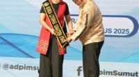 Gubernur Sumatera Utara (Sumut) Muhammad Bobby Afif Nasution mengukuhkan Kahiyang Ayu sebagai Bunda Literasi Sumut dan Bunda PAUD Sumut. Kegiatan tersebut berlangsung di Aula Raja Inal Siregar, Kantor Gubernur, Rabu (13/8/2025).
