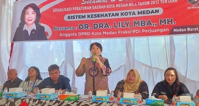 Anggota DPRD Medan DR Dra Lily MBA MH