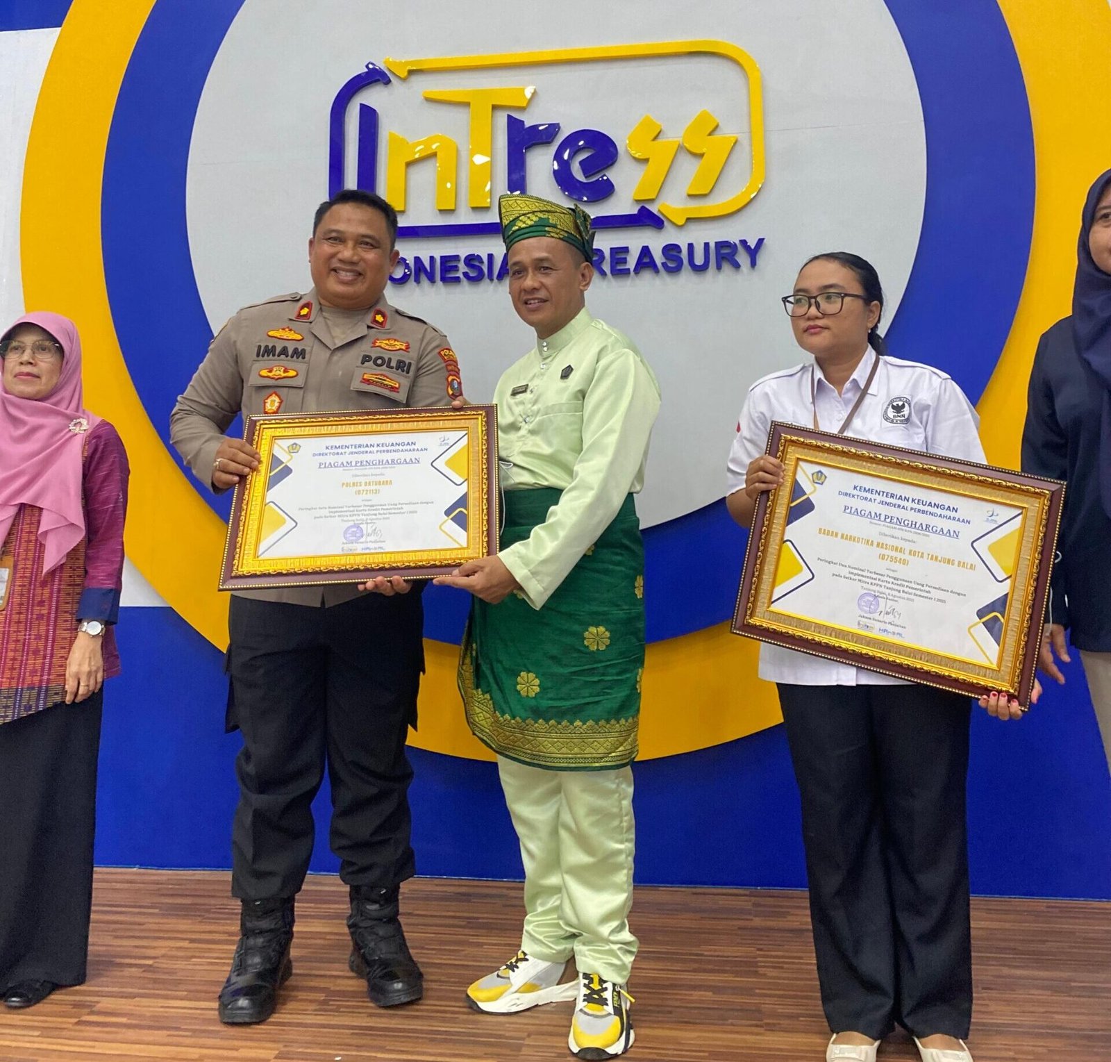 Polres Batu Bara meraih 4 penghargaan bergengsi dalam ajang Apresiasi Tahunan dari KPPN Tanjung Balai 