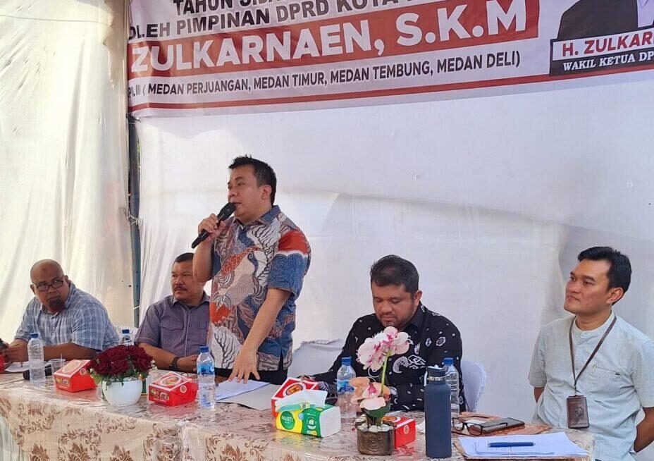 Wakil Ketua DPRD Medan H Zulkarnaen SKM