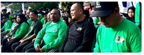 Ketua KAHMI Pakpak Bharat yang juga anggota DPRD Pakpak Bharat Muji Burahman Manik, ST saat mengikuti Milad KAHMI Sumatera Utara yang ke 59