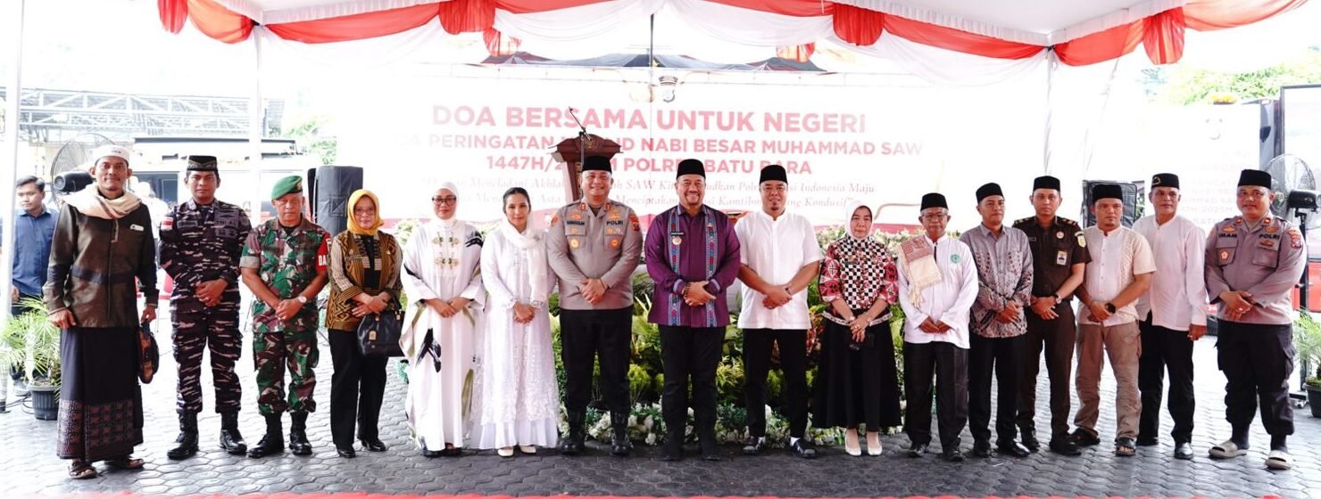 Bupati dan Wakil Bupati Batu Bara, Kapolres Batu Bara dan tokoh tokoh lainnya