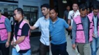 Para tersangka saat digiring pihakKajatisu