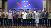 Gubernur Sumatera Utara (Sumut) Muhamamd Bobby Afif Nasution menghadiri Rapat Koordinasi (Rakor) Pemerintahan se-Wilayah Sumatera 2025, di Swiss-Belhotel Harbour Bay Batam,