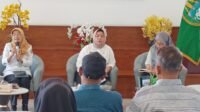 Kurangi Pengangguran dan Cegah Pemerintah Provinsi Sumatera Utara (Sumut) melalui Dinas Pemberdayaan Perempuan, Perlindungan Anak dan Keluarga Berencana (P3AKB) Sumut dan Dinas Ketenegakerjaan Sumut melakukan Konferensi Pers terkait pencegahan Pekerja Migran Ilegal dan korban Tindak Pidana Perdagangan Orang (TPPO) di Lobby Dekranasda Lantai 1 Kantor Gubernur Sumut Jalan Diponengoro Kota Medan