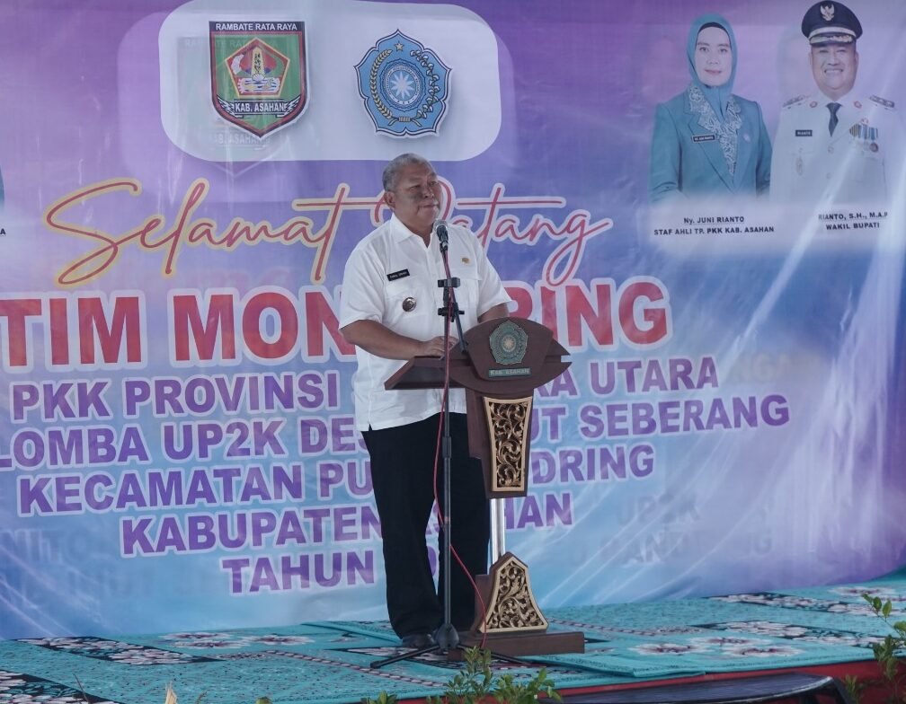 Sekretaris Daerah Kabupaten Asahan Zainal Aripin Sinaga, sampaikan kata sambutan.
