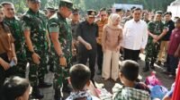 Wakil Gubernur Sumatera Utara (Sumut) Surya menghadiri acara Bakti Teritorial Prima dalam rangka menyambut HUT ke-80 TNI Tahun 2025 di Lapangan Benteng Jalan Pengadilan Medan