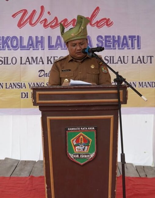 Wabup Asahan Rianto sampaikan kata sambutan*