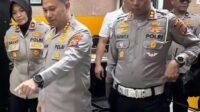 Kapolrestabes Medan Kombes Pol Dr Jean Calvijn Simanjuntak dan Kapolsek Medan Kota, Kompol Selvintriansih (kiri) disalah satu kegiatan.