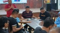 Ketua KONI Sumut Kol (Purn) Hatunggal Siregar bersama pengurus lainnya di Kudus
