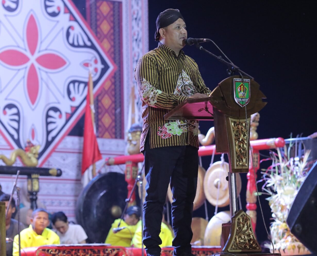 Ketua DPD Pujakesuma Kabupaten Asahan Rianto, menyampaikan kata sambutan