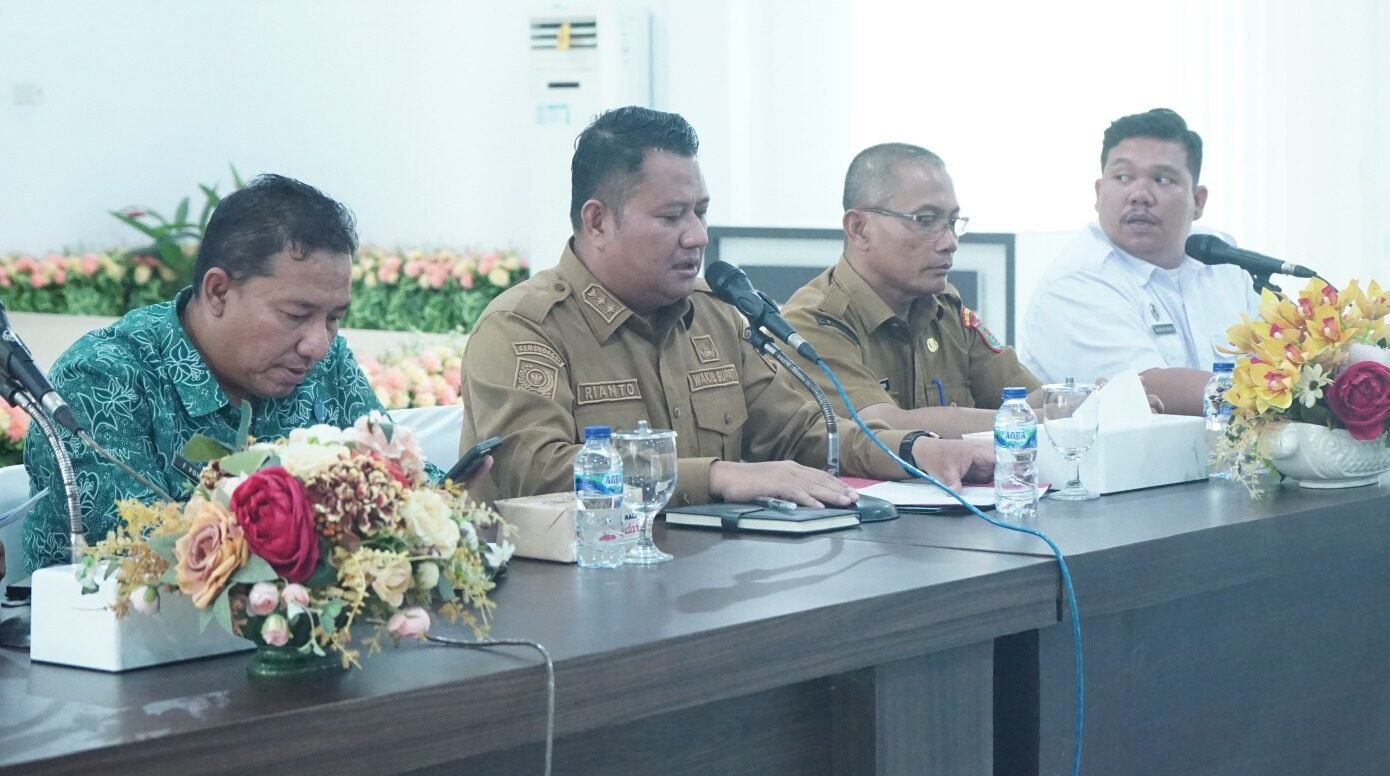 Wakil Bupati Asahan Rianto sampaikan kata sambutan.