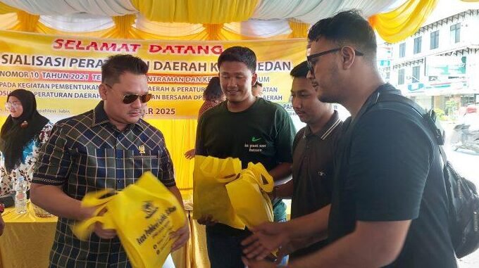 Ketua Komisi I DPRD Medan Reza Pahlevi Lubis S.Kom