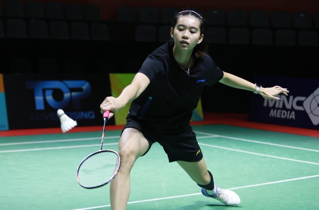 Pemain Bulutangkis Indonesia Jalani Latihan.