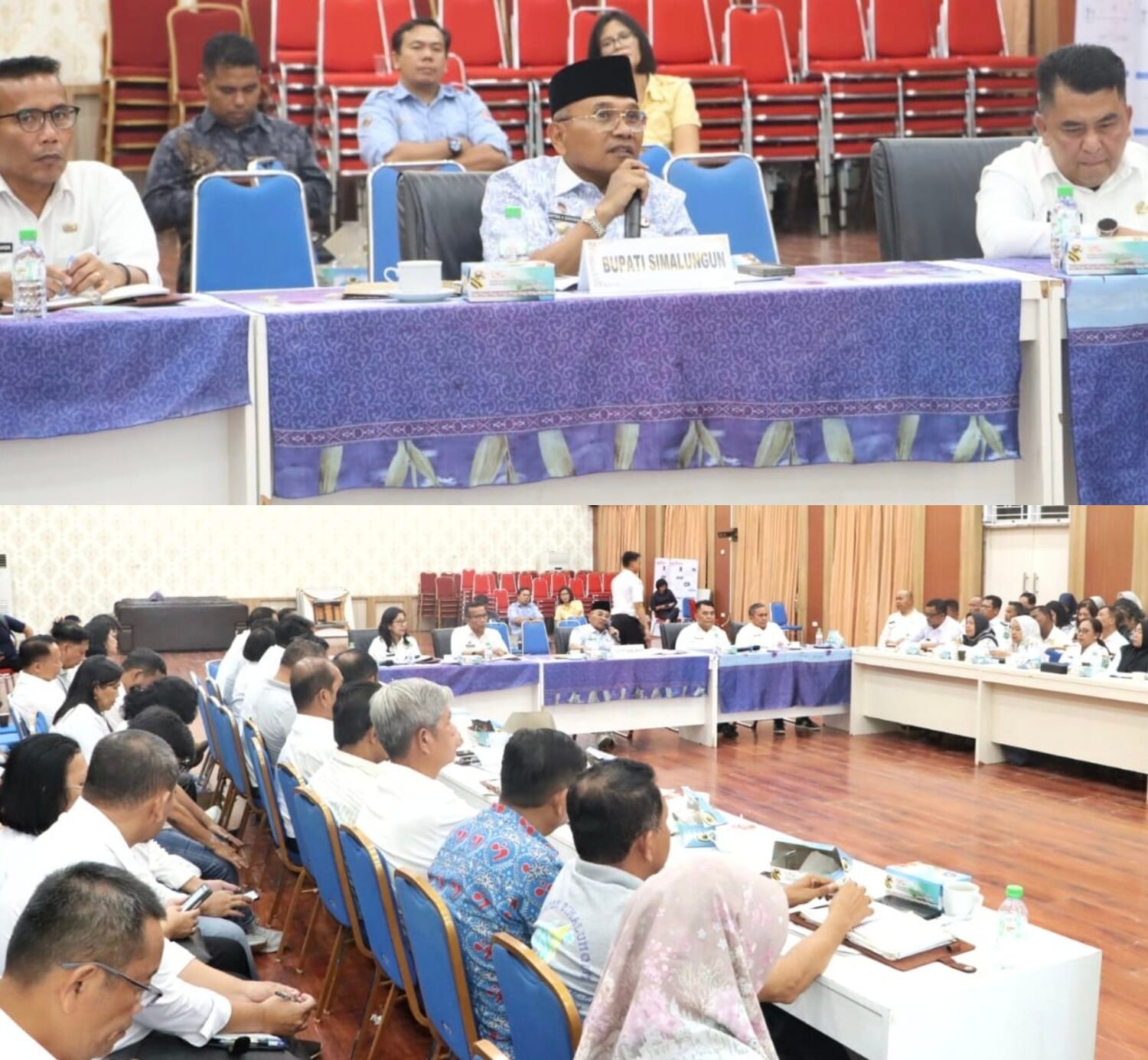 Bupati Simalungun Ingatkan ASN Agar Proaktif dan Disiplin Dalam Pelayanan Masyarakat pada Rakor .