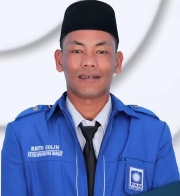 Rinto Solin, SH ketua DPD PAN Kabupaten Pakpak Bharat periode 2025-2030