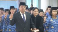 Selain 44 Kepala Sekolah-00 Pelantikan Direktur PDAM David Hutabarat dan 44 kepala sekolah.