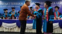 Wabup Taput Deni Lumbantoruan pada Dies Natalis UCLA Tarutung.