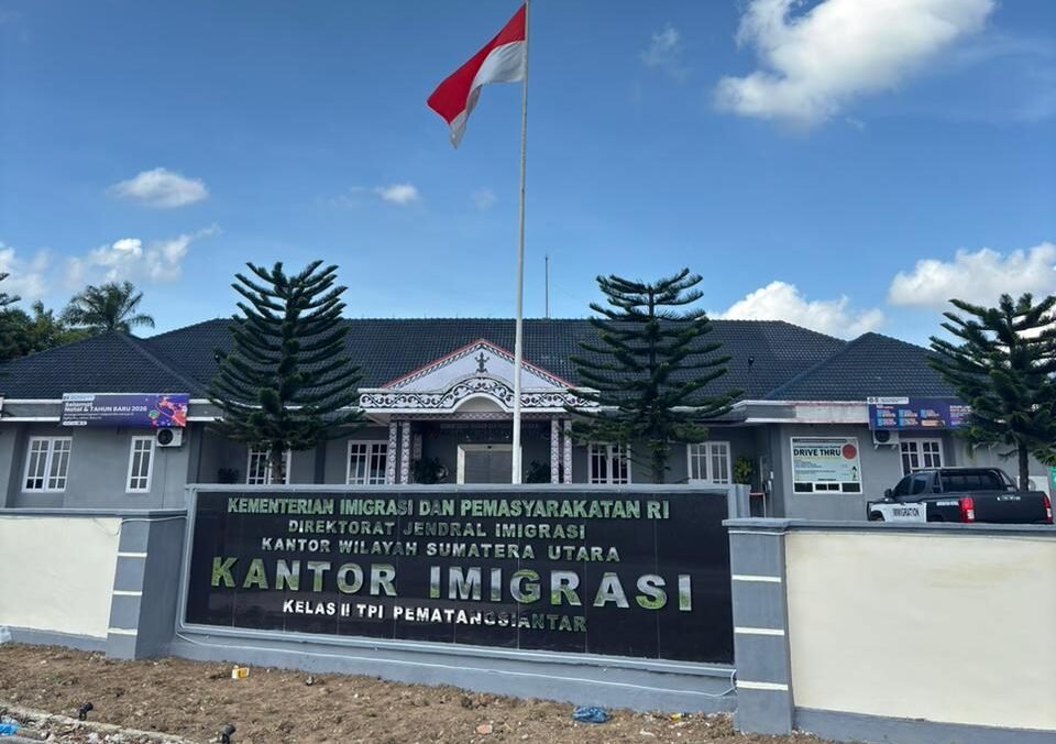 Kantor Imigrasi Kelas II TPI Pematang Siantar.