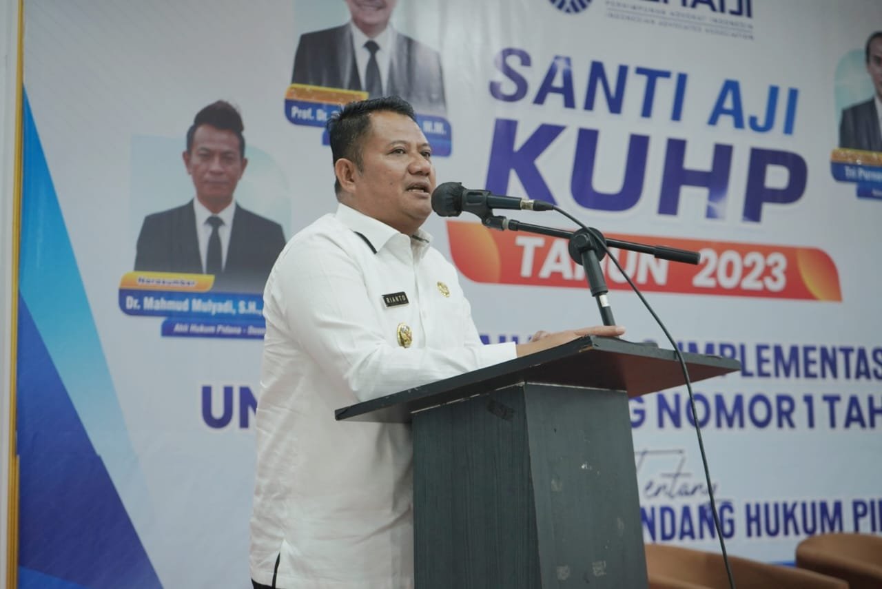 Rianto sampaikan pengarahan kepada peserta.