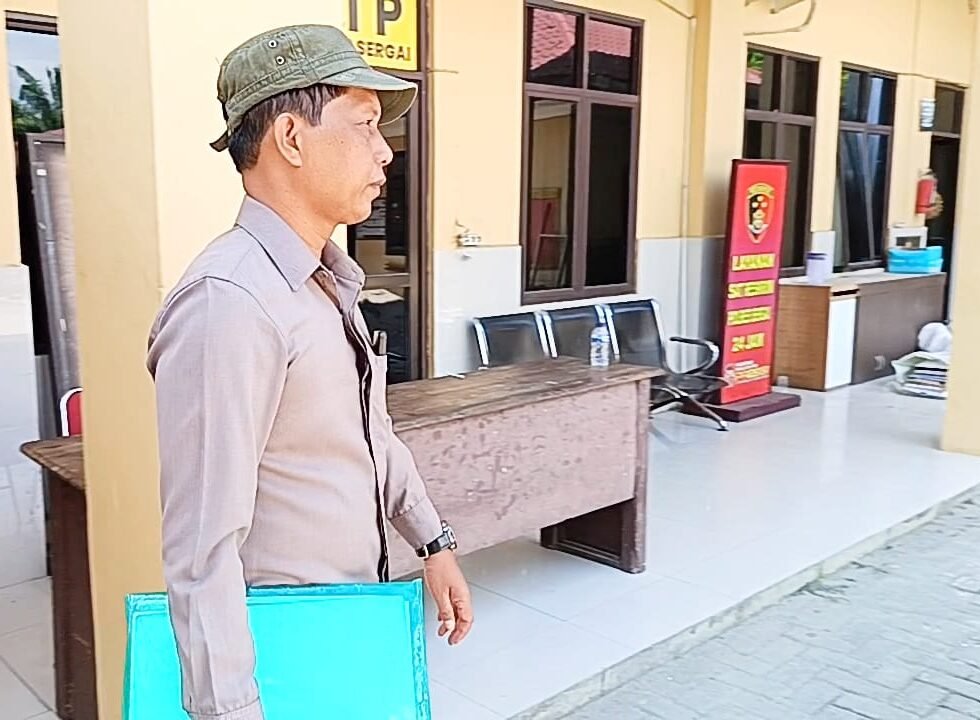 Zuhari selaku Ketua Tim Penyelesaian Lahan Kelompok 80 Kecamatan Tanjung Beringin,Kabupaten Serdang Bedagai