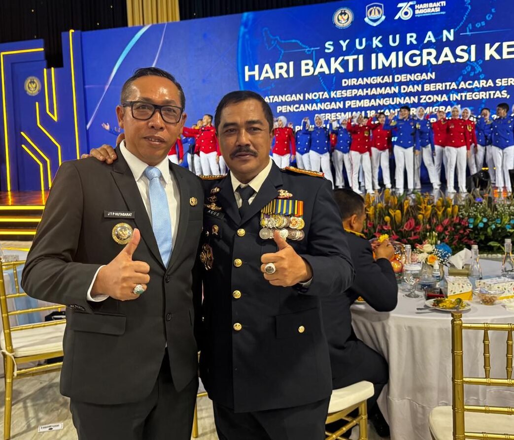 Hari Bhakti Imigrasi ke 76 dan peresmian Kantor Imigrasi kelas III Tapanuli Utara dihadiri Bupati Taput JTP Hutabarat.