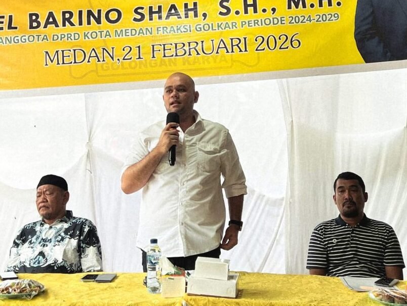 Ketua Fraksi Golkar DPRD Medan El Barino Shah SH MH