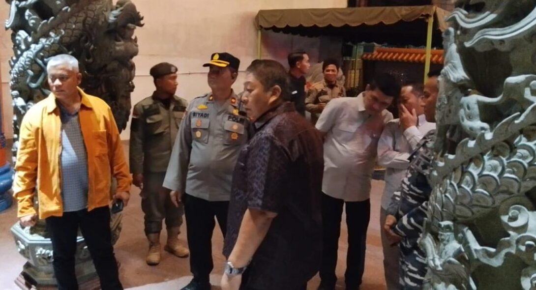 Forkopimda Asahan lakukan pengecekan kesiapan sarana dan prasarana ibadah dan sistem pengamanan disalah satu vihara.