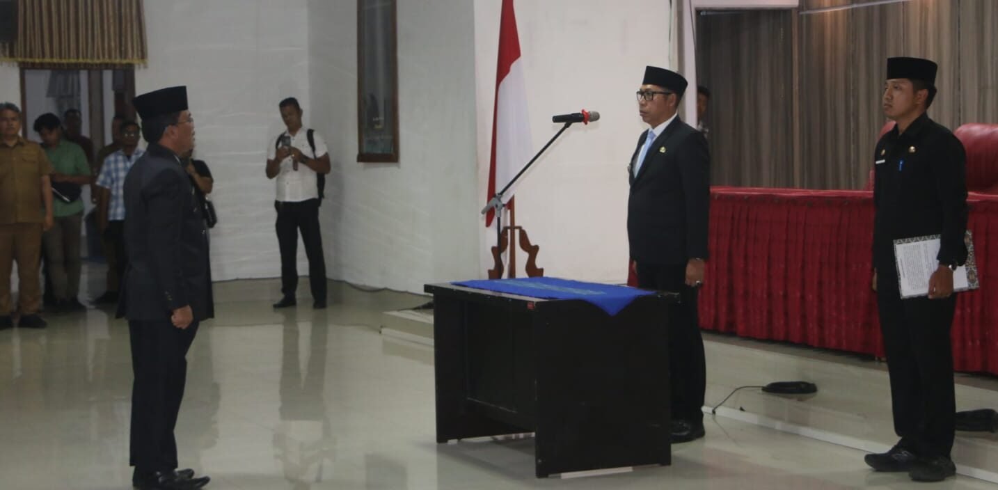 Pelantikan/ pergeseran pejabat baru di lingkungan Pemkab Taput dengan penggabungan organisasi perangkat daerah.