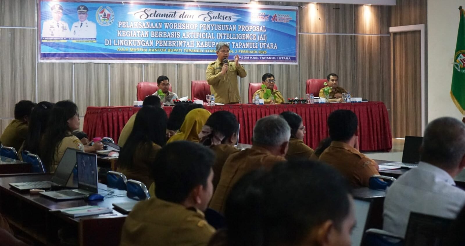 Pemkab Taput gelar Workshop Penyusunan Proposal Berbasis AI.*