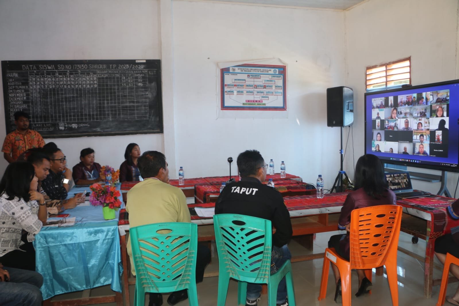 Bupati Taput evaluasi pemanfaatan internet Komdigi di sekolah. 